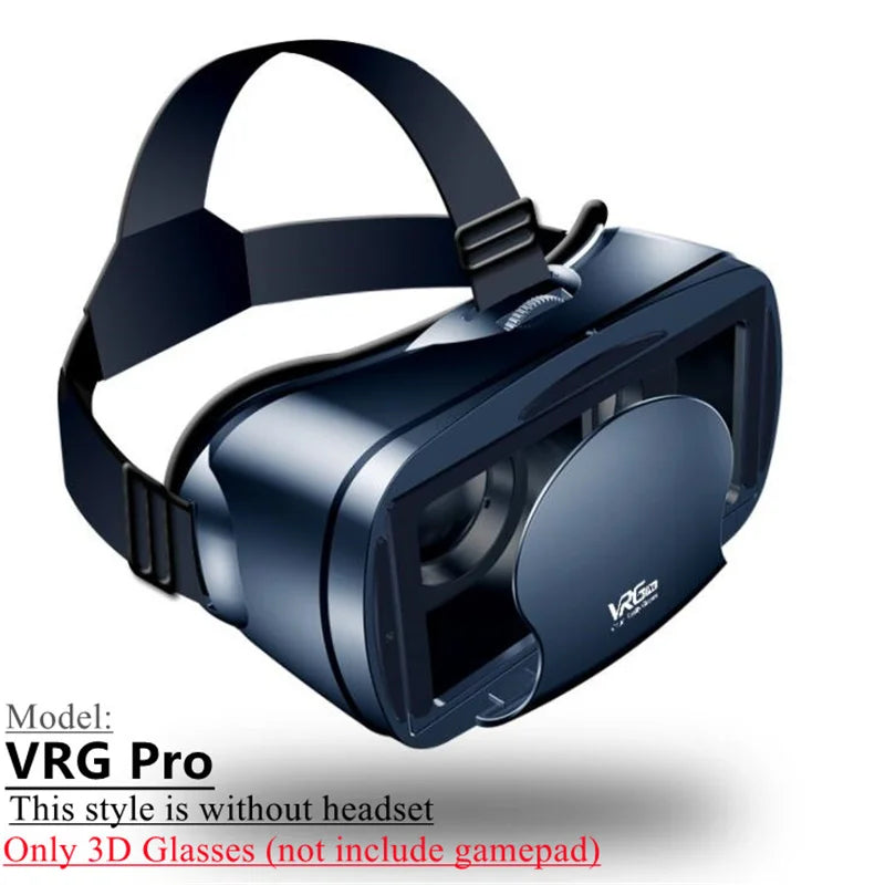 Virtual Reality VR Glasses IMAX Huge Screen HD 3D Glasses Google Cardboard Box VR Headset Helmet for 5-7" Phone,Support Gamepad