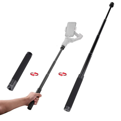 For  Om 5 Extension Rod Pole Selfie Stick Telescopic for  Osmo Mobile 3 4 Feiyu Zhiyun Smooth Isteady Gimbal Accessories